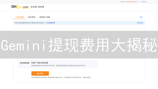 Gemini提现费用大揭秘：避坑指南，限时免费攻略！